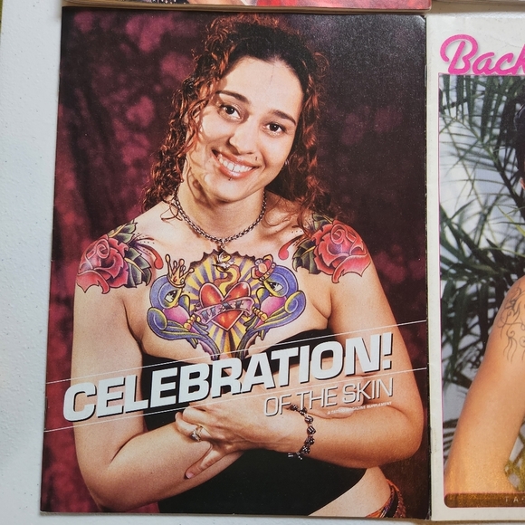 Vintage Y2K Flash Tattoo Magazine Lot Of 4 Magazines Womens Tattoos 1998 2001 - Picture 9 of 16